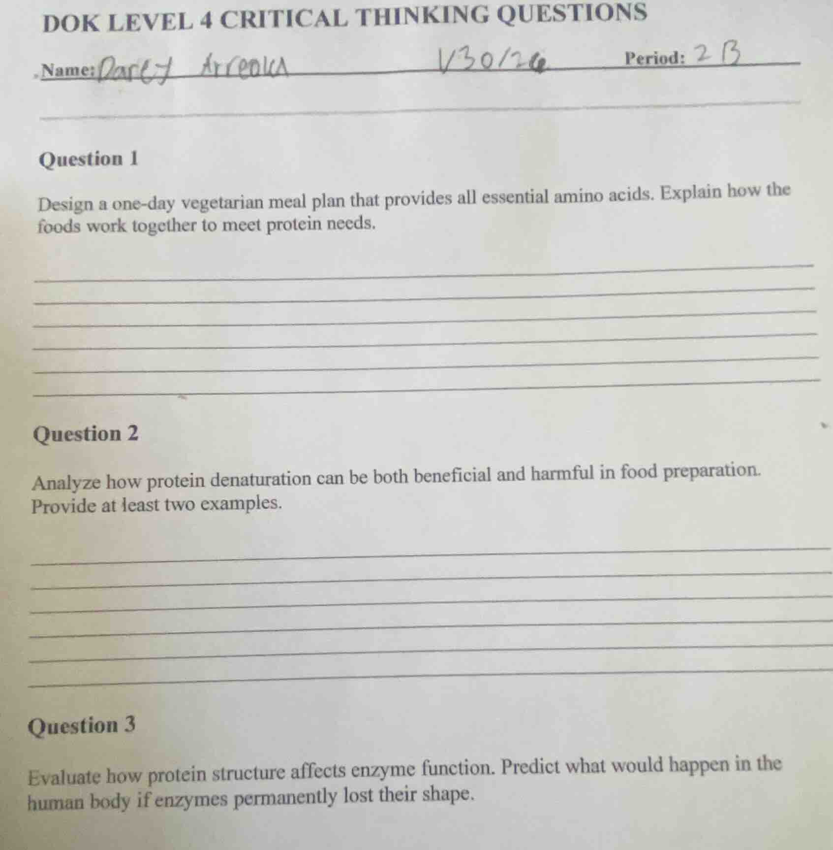dok level 4 critical thinking questions name:darcy arreola 1/30/24 peri…