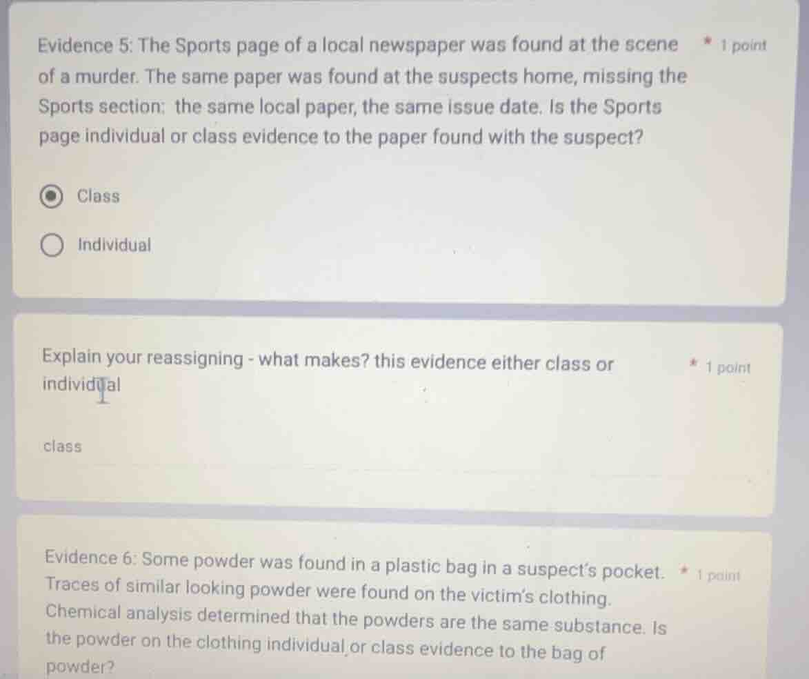 evidence 5: the sports page of a local newspaper was found at the scene…