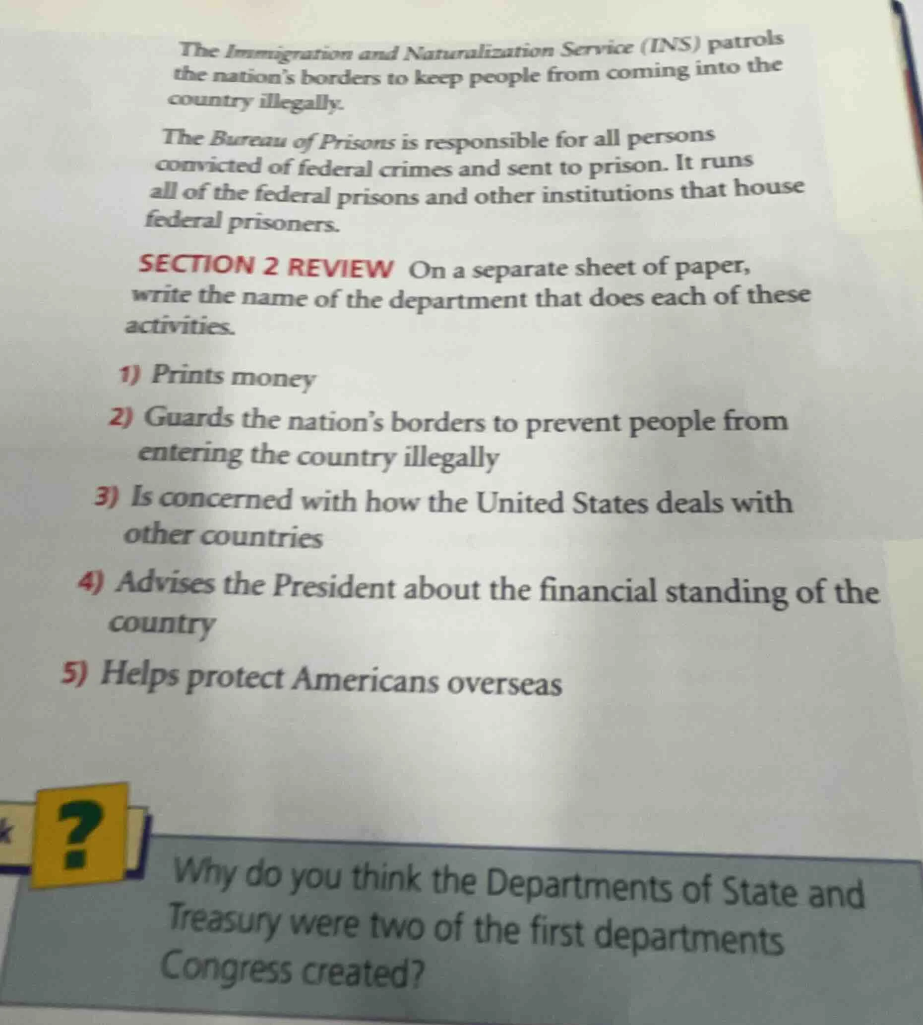 the immigration and naturalization service (ins) patrols the nation’s b…