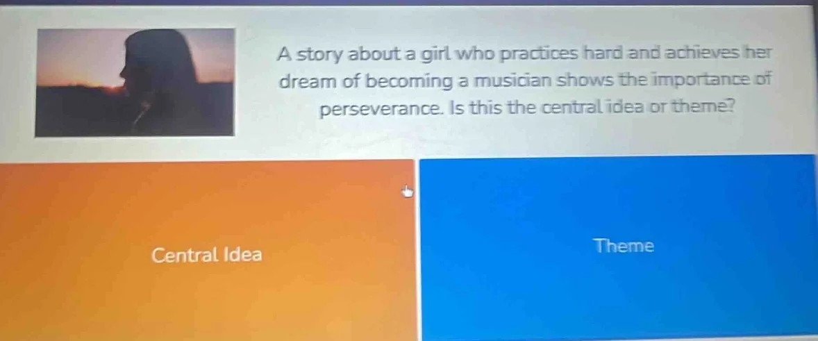 a story about a girl who practices hard and achieves her dream of becom…