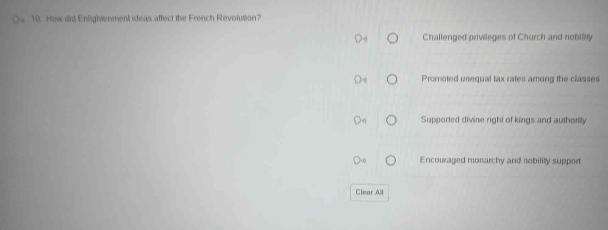 10. how did enlightenment ideas affect the french revolution? challenge…