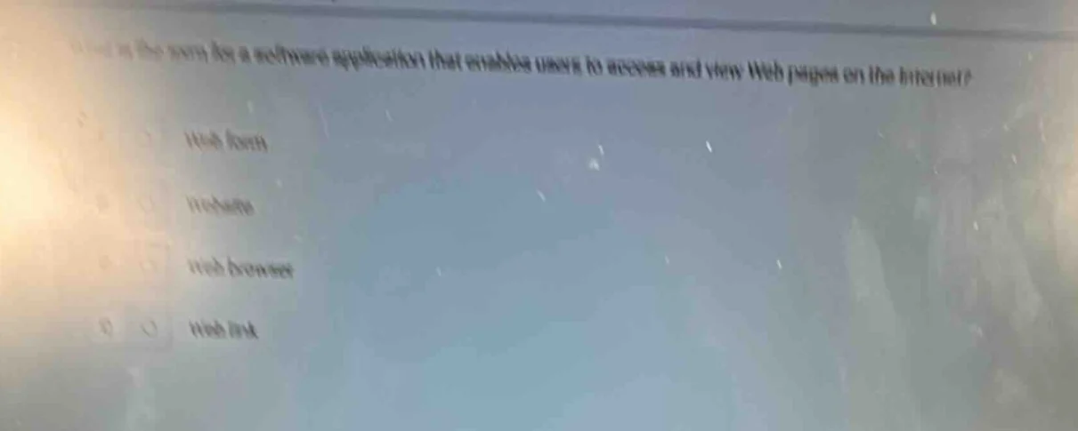 what is the term for a software application that enables users to acces…