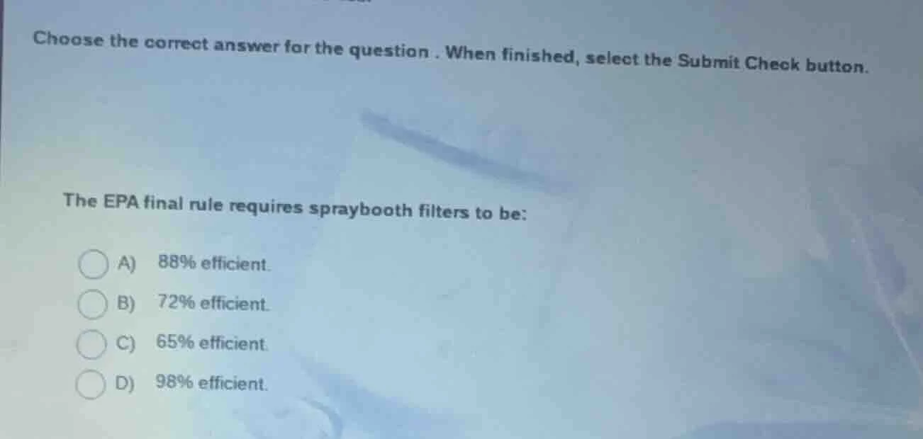 choose the correct answer for the question. when finished, select the s…