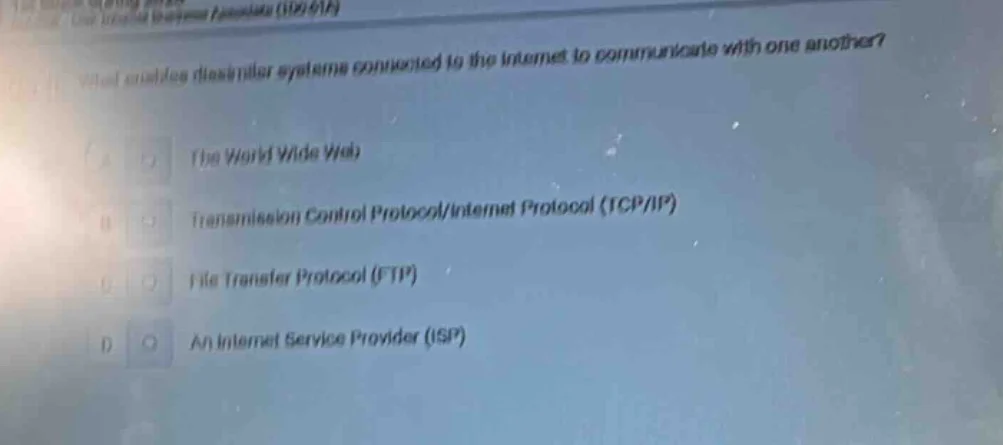 what enables dissimilar systems connected to the internet to communicat…
