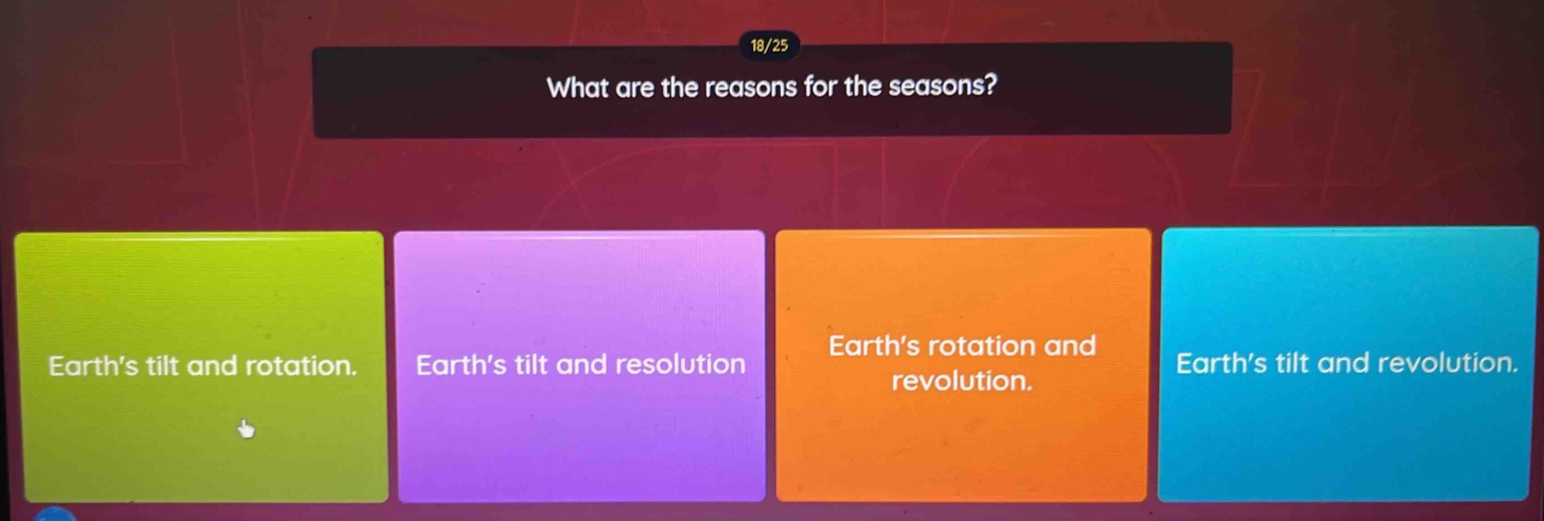 what are the reasons for the seasons? earth’s tilt and rotation. earth’…