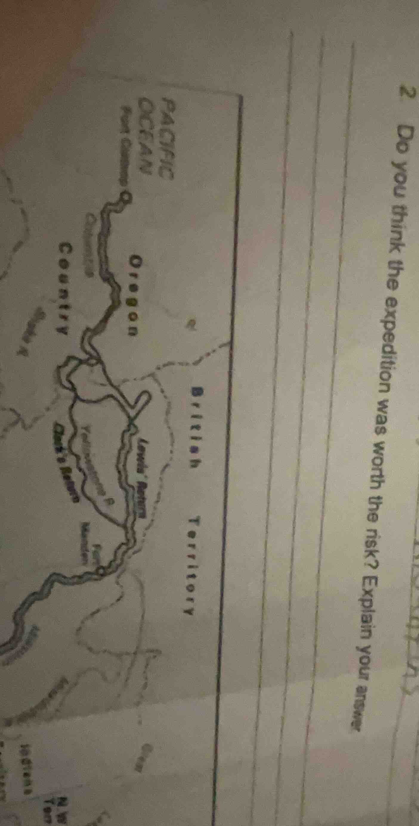 2 do you think the expedition was worth the risk? explain your answer