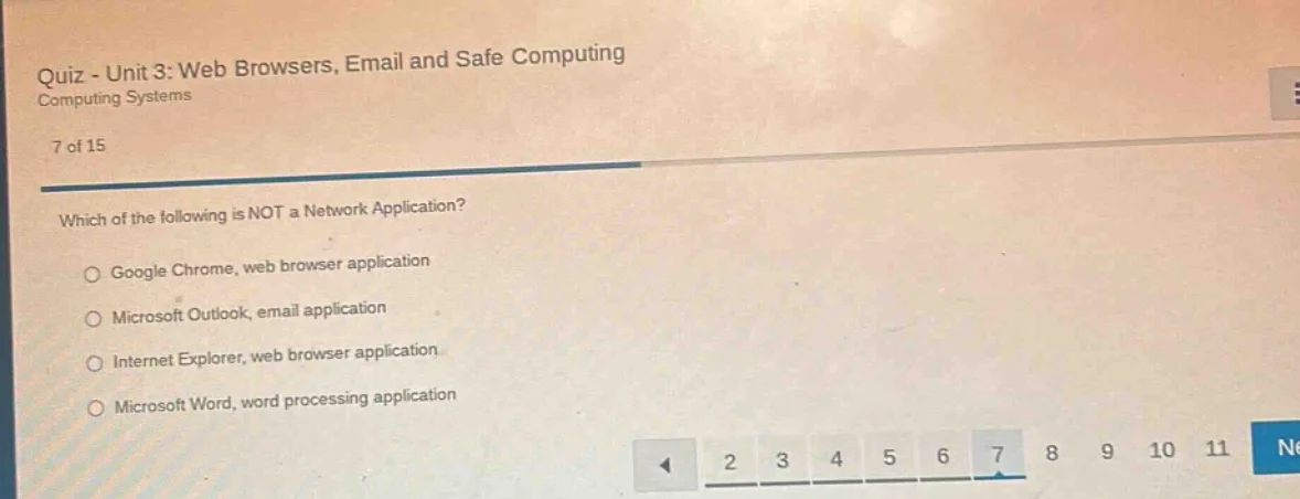 quiz - unit 3: web browsers, email and safe computing computing systems…