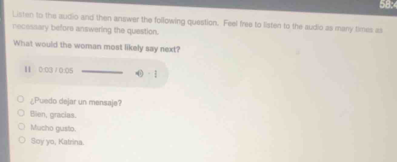 listen to the audio and then answer the following question. feel free t…