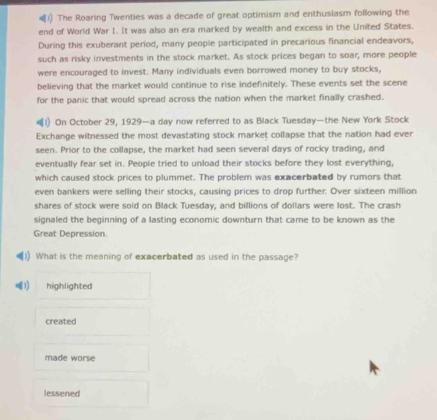 the roaring twenties was a decade of great optimism and enthusiasm foll…