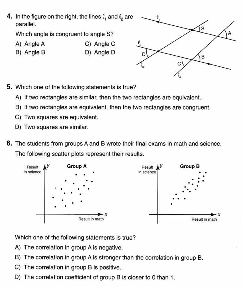 4. in the figure on the right, the lines $ell_1$ and $ell_2$ are parall…