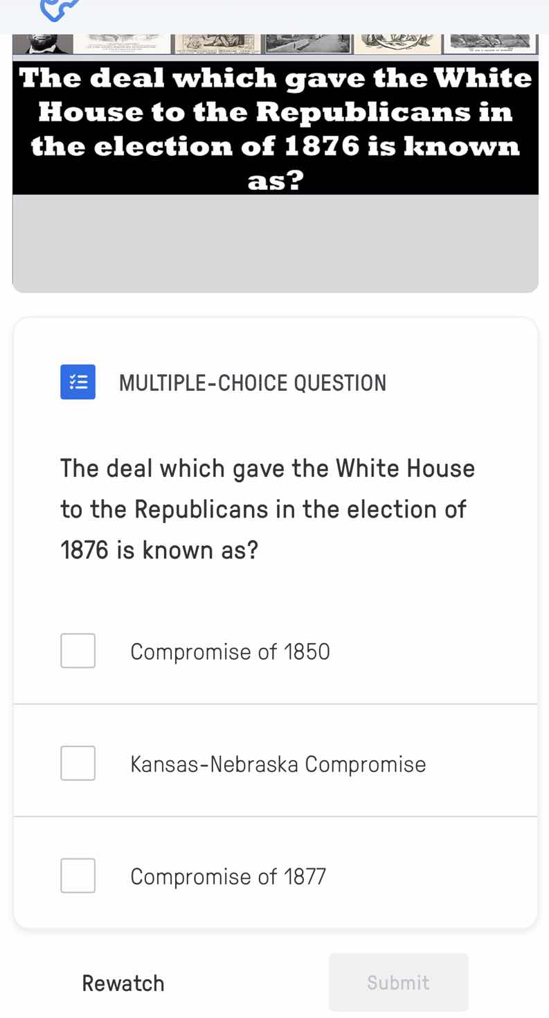 the deal which gave the white house to the republicans in the election …