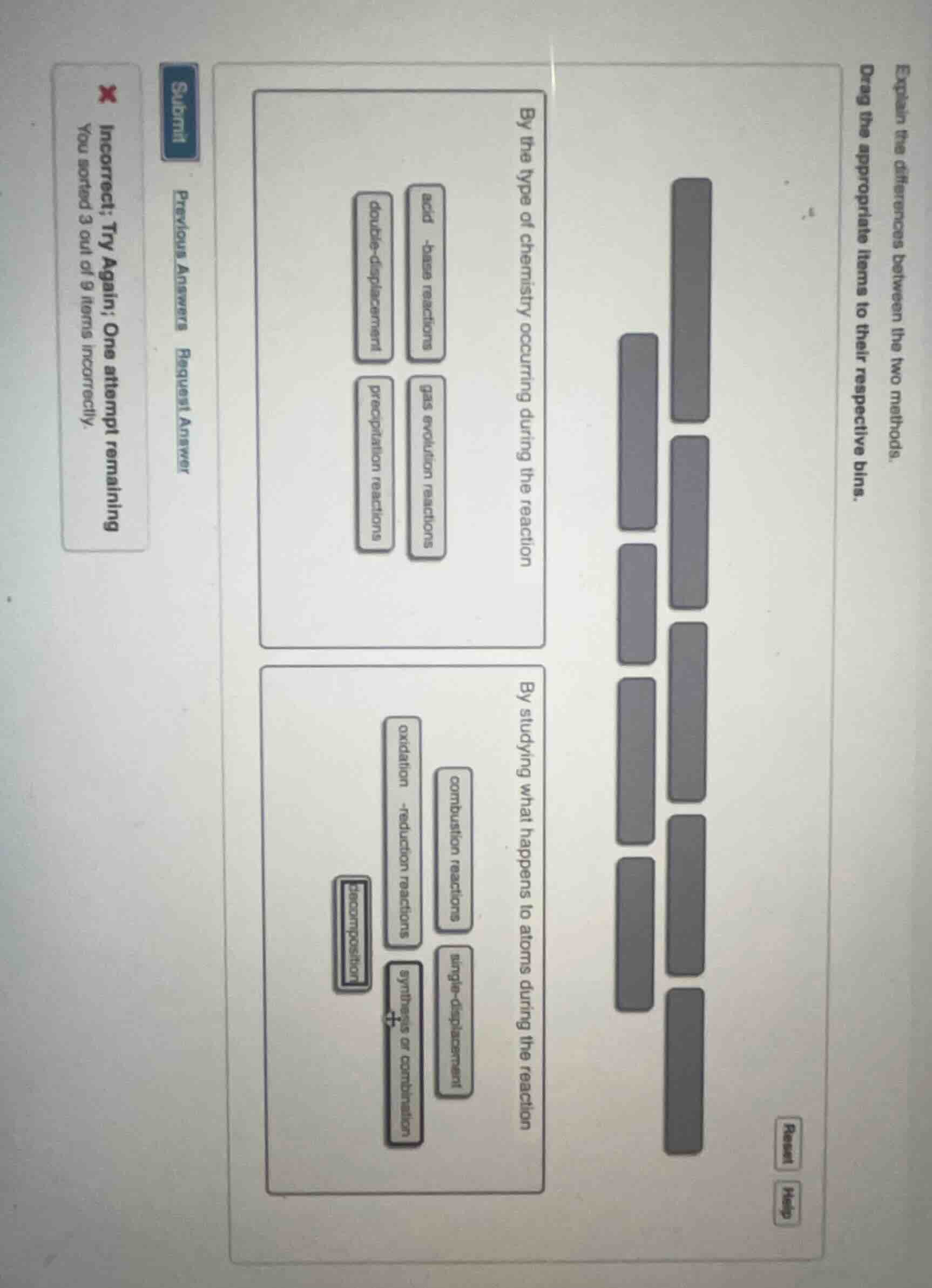 explain the differences between the two methods. drag the appropriate i…