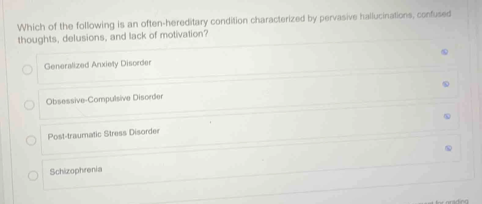 which of the following is an often - hereditary condition characterized…