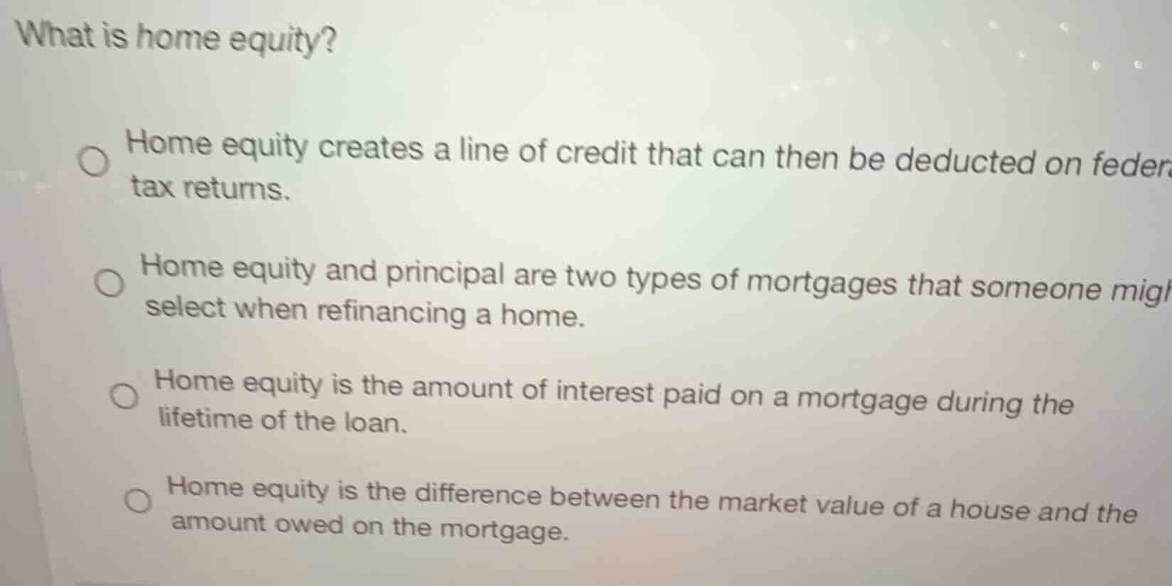 what is home equity? home equity creates a line of credit that can then…
