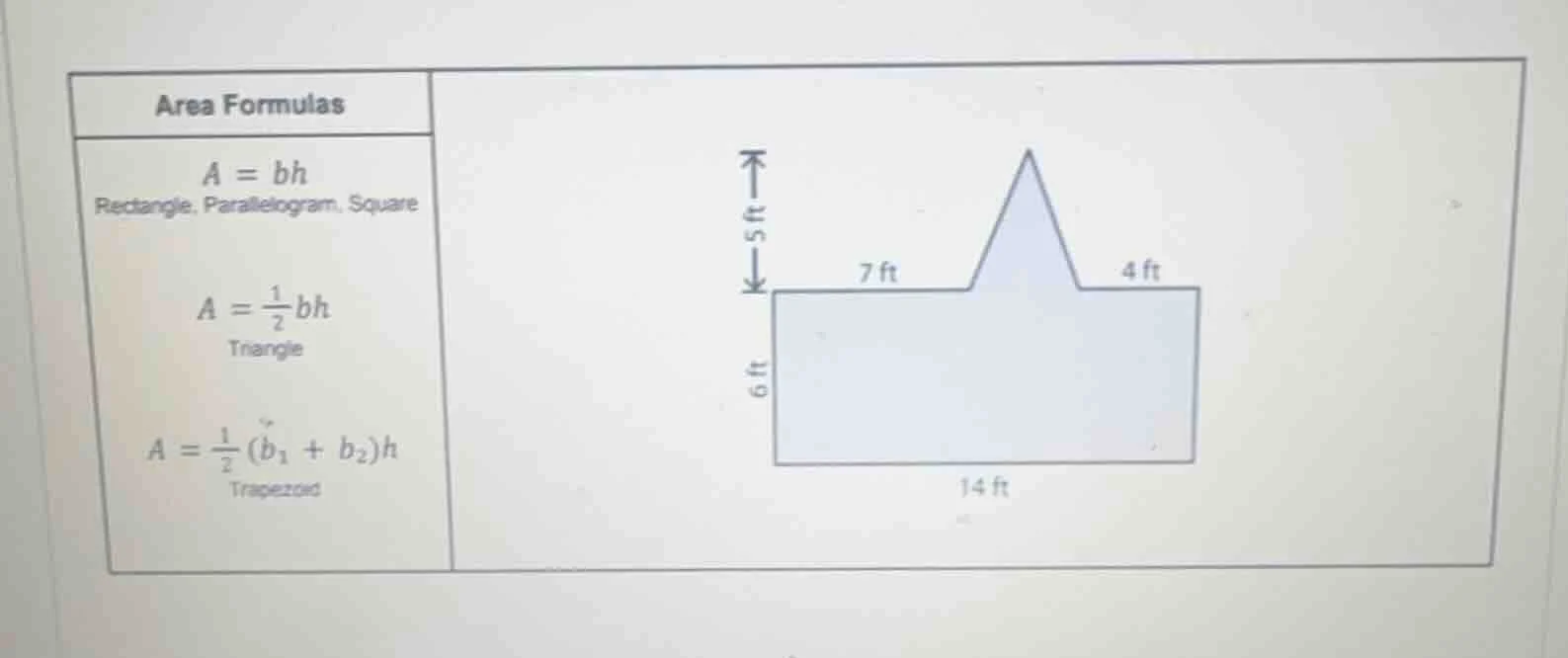area formulas a = bh rectangle, parallelogram, square a = \\frac{1}{2}b…