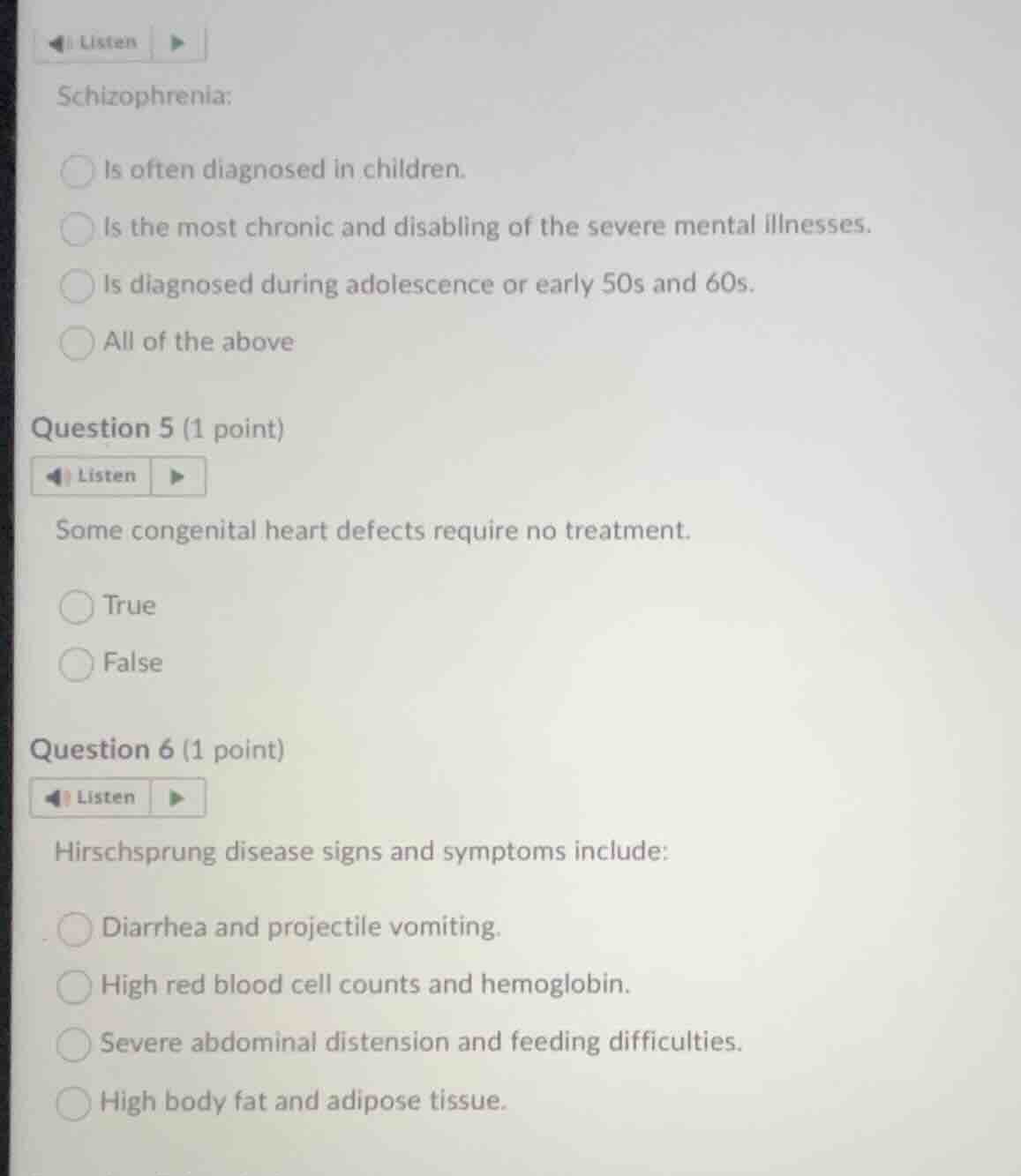 schizophrenia: is often diagnosed in children. is the most chronic and …