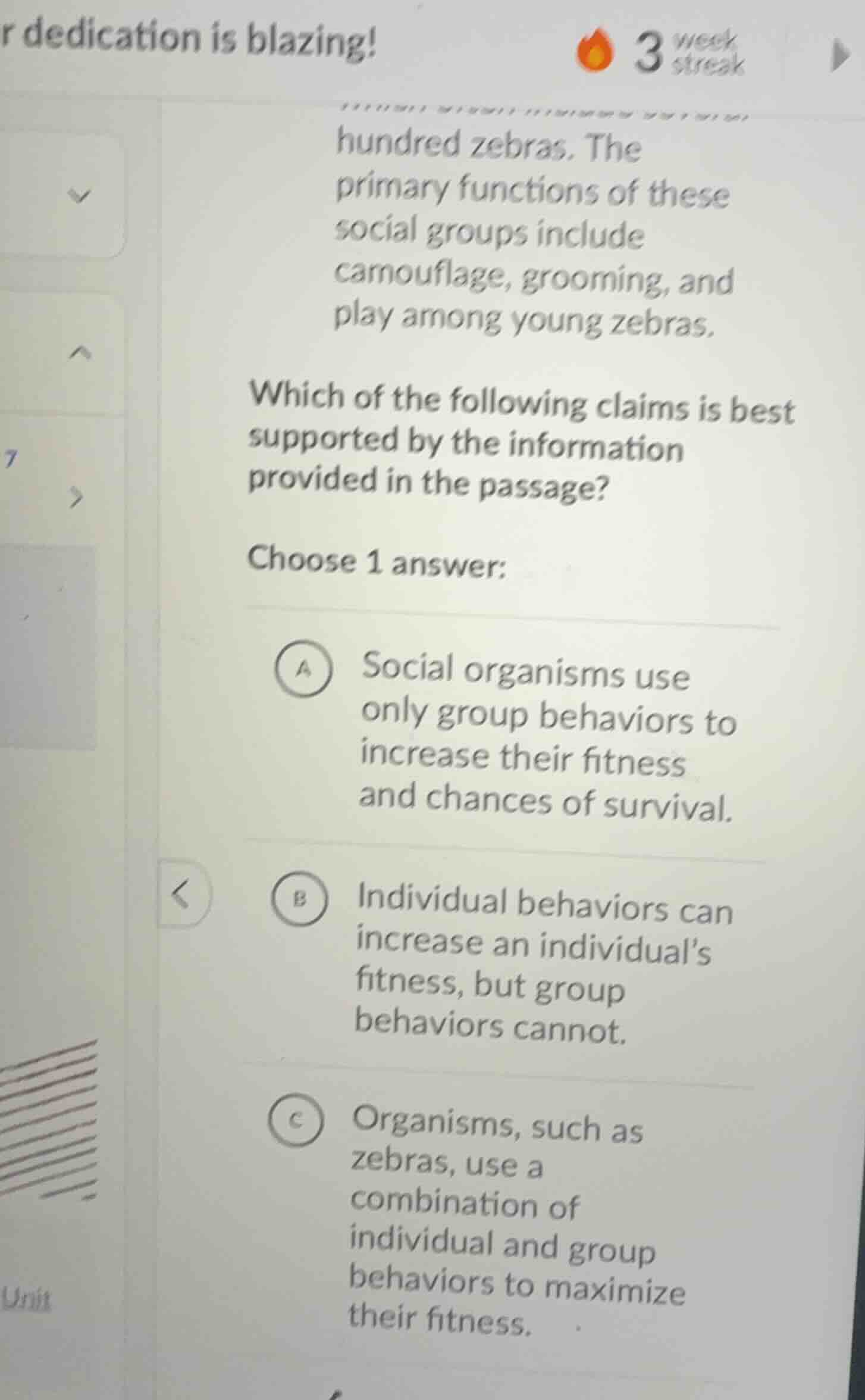 hundred zebras. the primary functions of these social groups include ca…