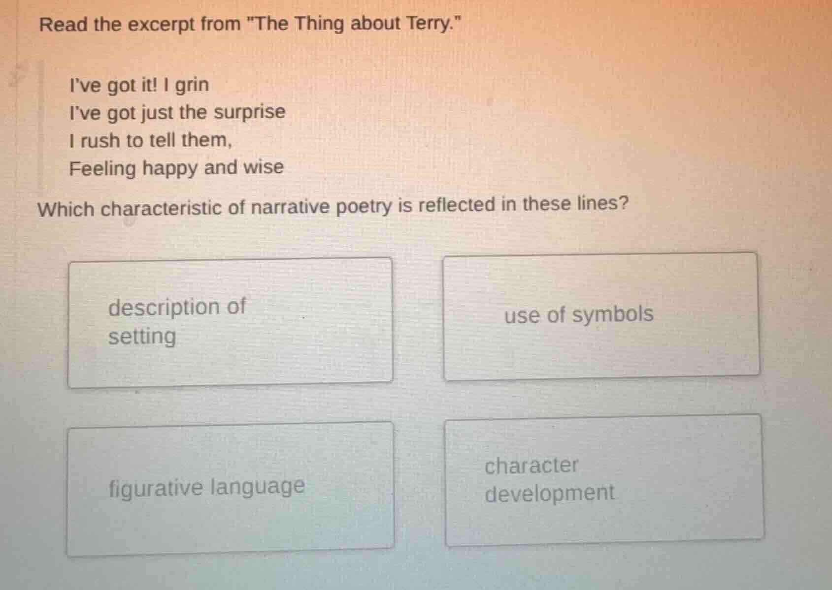 read the excerpt from \the thing about terry.\ ive got it! i grin ive g…