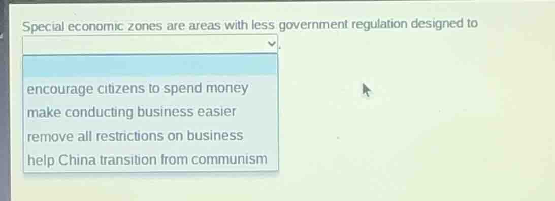 special economic zones are areas with less government regulation design…