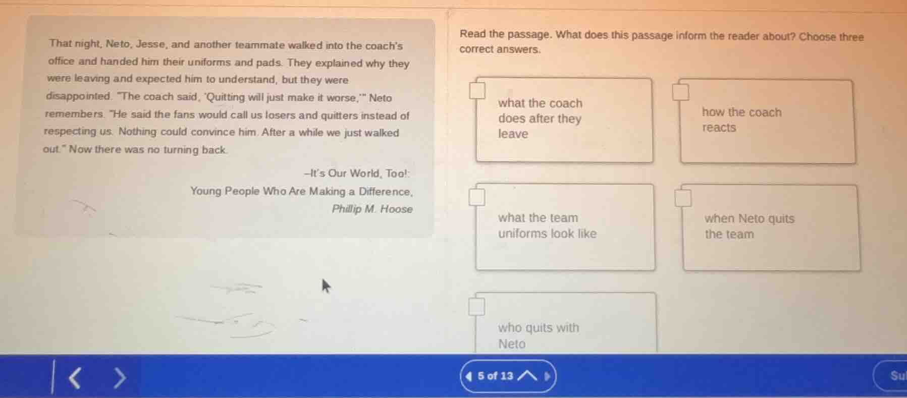 that night, neto, jesse, and another teammate walked into the coachs of…