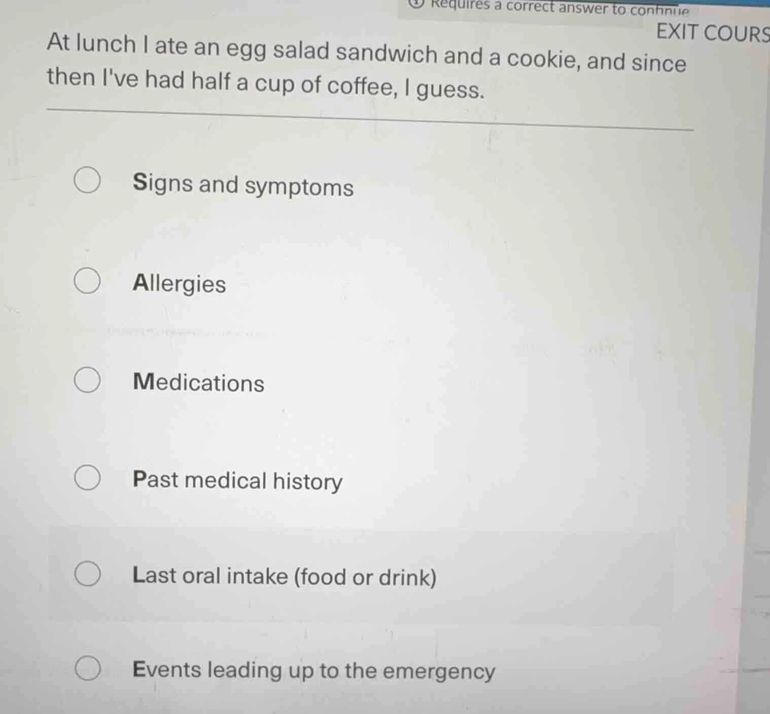 at lunch i ate an egg salad sandwich and a cookie, and since then ive h…