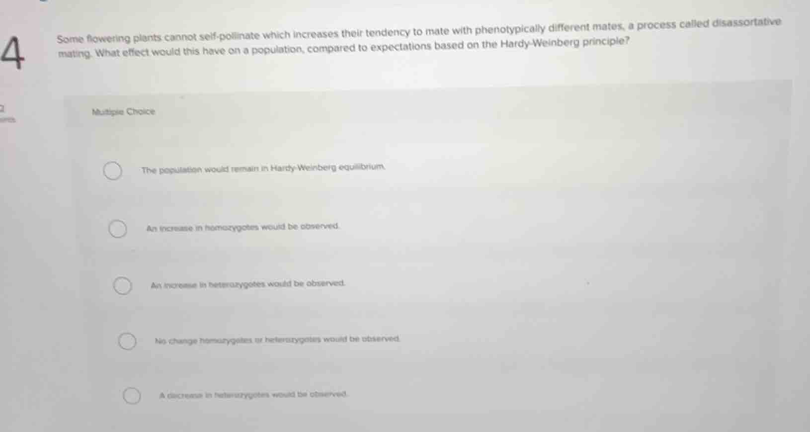 some flowering plants cannot self - pollinate which increases their ten…