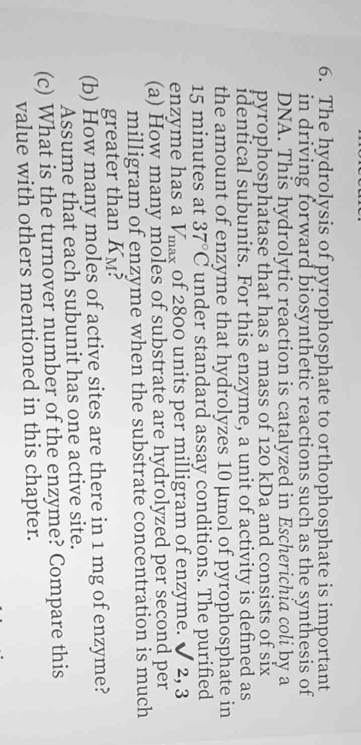 6. the hydrolysis of pyrophosphate to orthophosphate is important in dr…