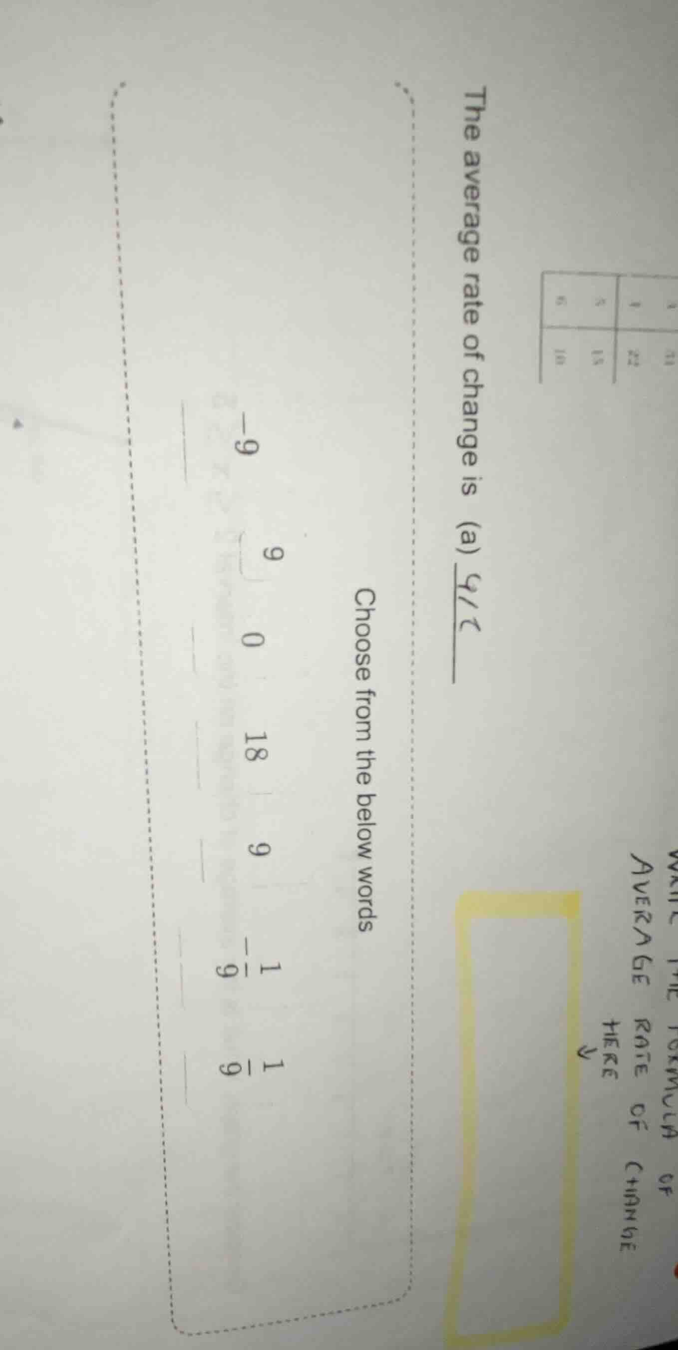 the average rate of change is (a) $\\frac{y}{x}$ write the formula of a…