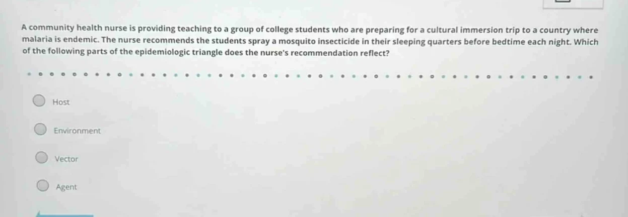 a community health nurse is providing teaching to a group of college st…