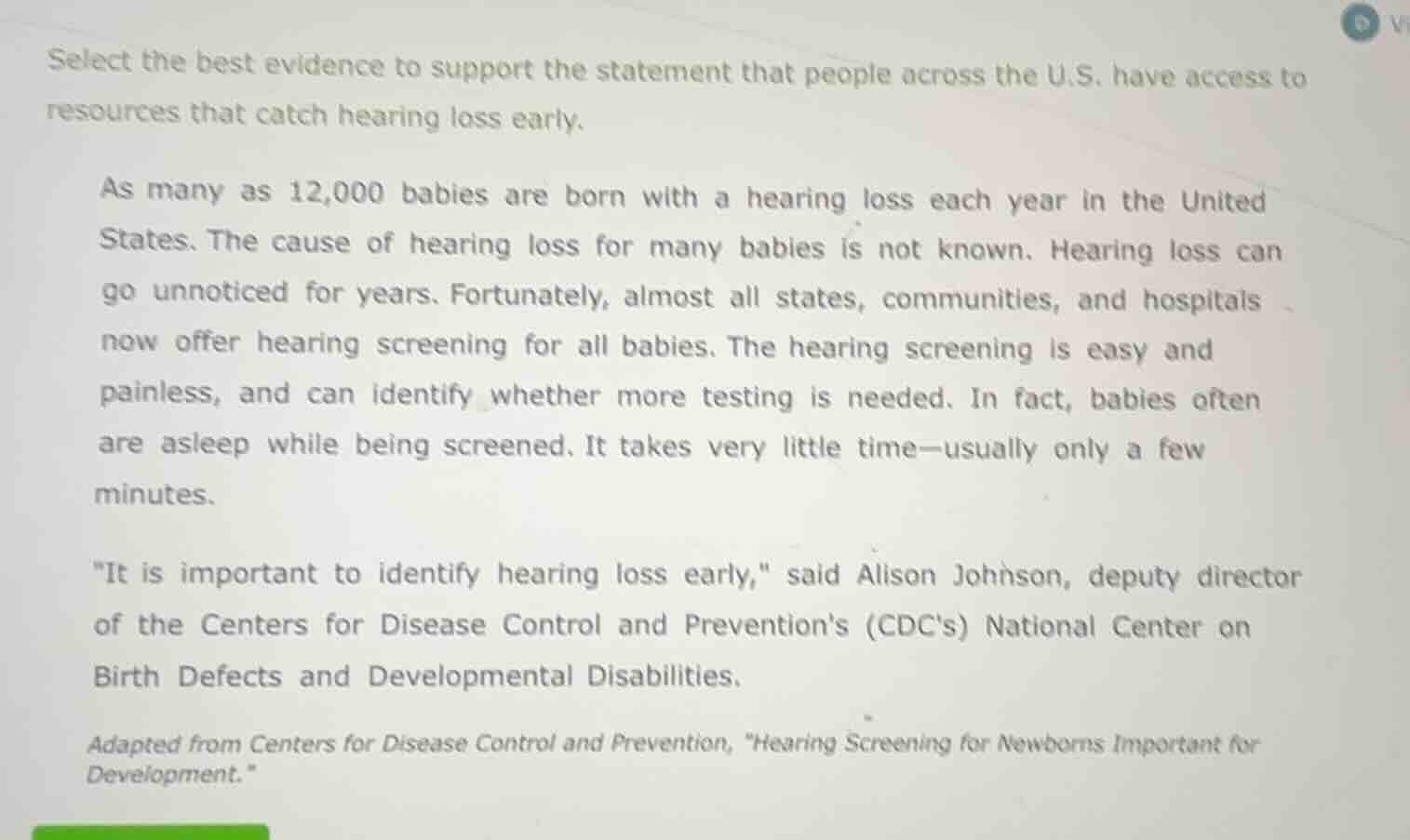 select the best evidence to support the statement that people across th…