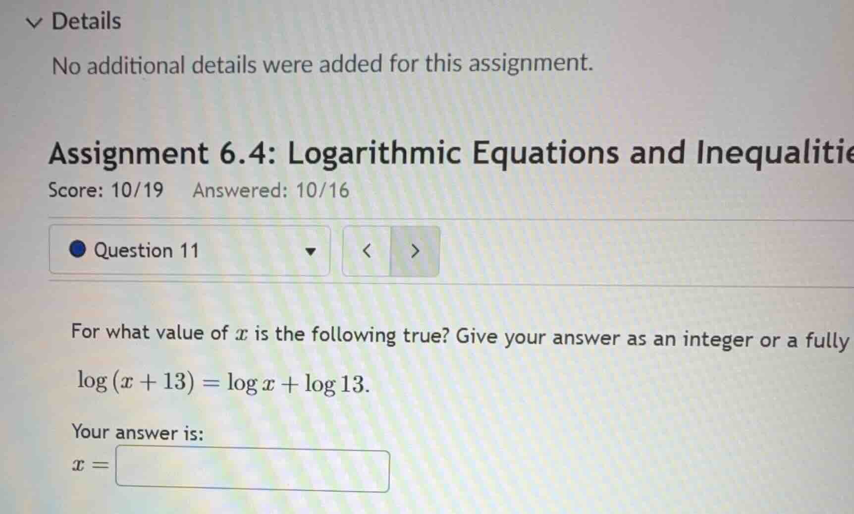 details no additional details were added for this assignment. assignmen…