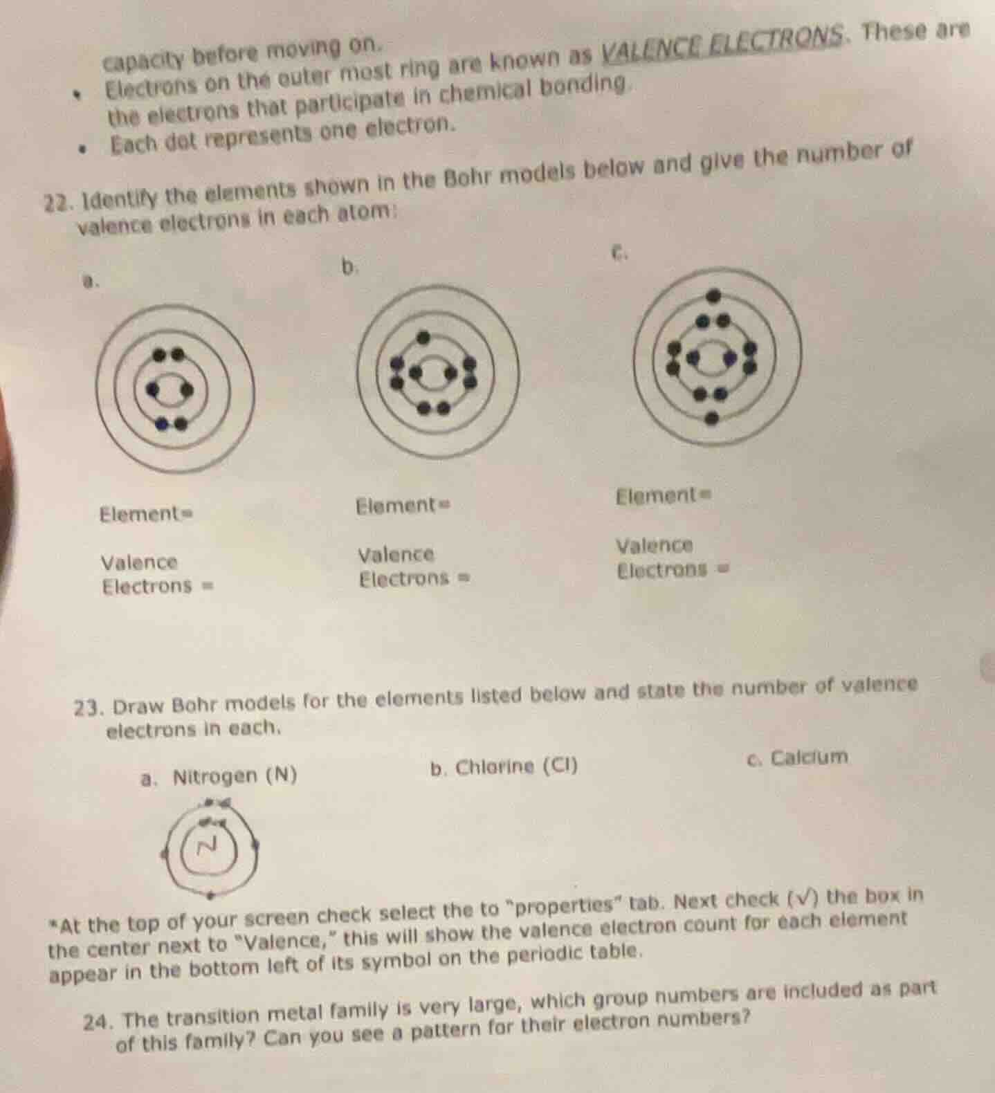 capacity before moving on. - electrons on the outer most ring are known…