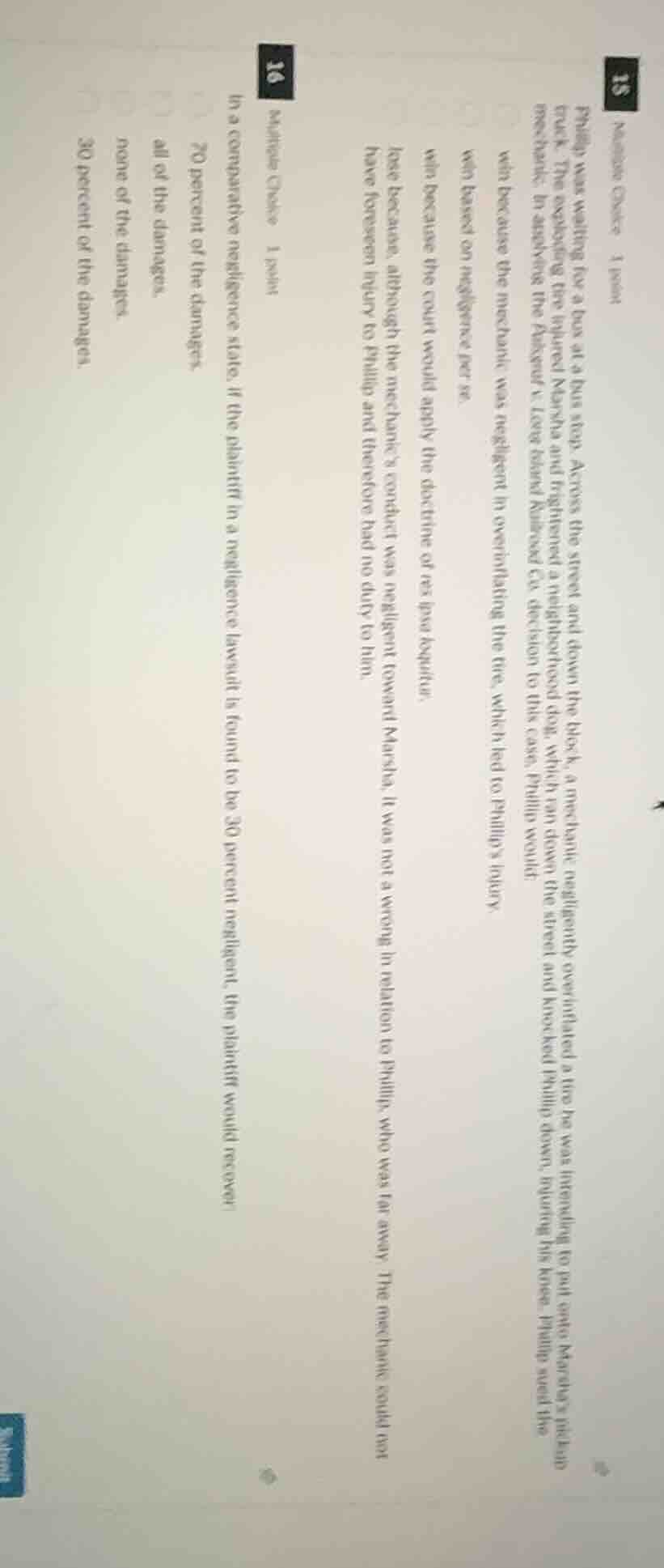 18 multiple choice 1 point philip was waiting for a bus at a bus stop. …
