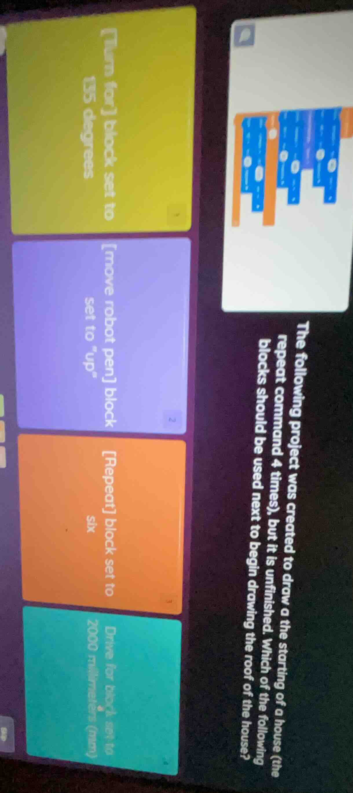 the following project was created to draw a the starting of a house (th…