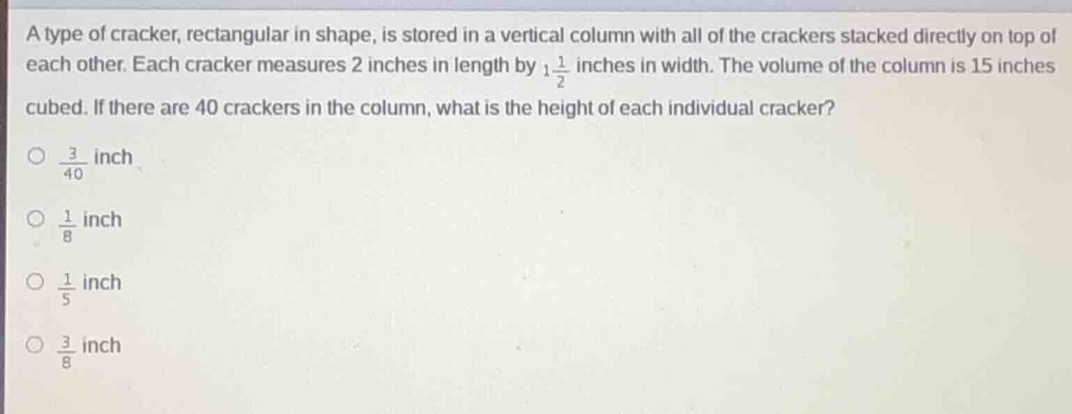 a type of cracker, rectangular in shape, is stored in a vertical column…