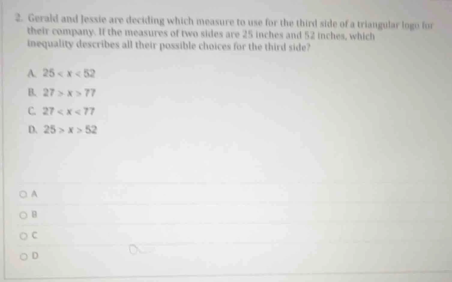 2. gerald and jessie are deciding which measure to use for the third si…
