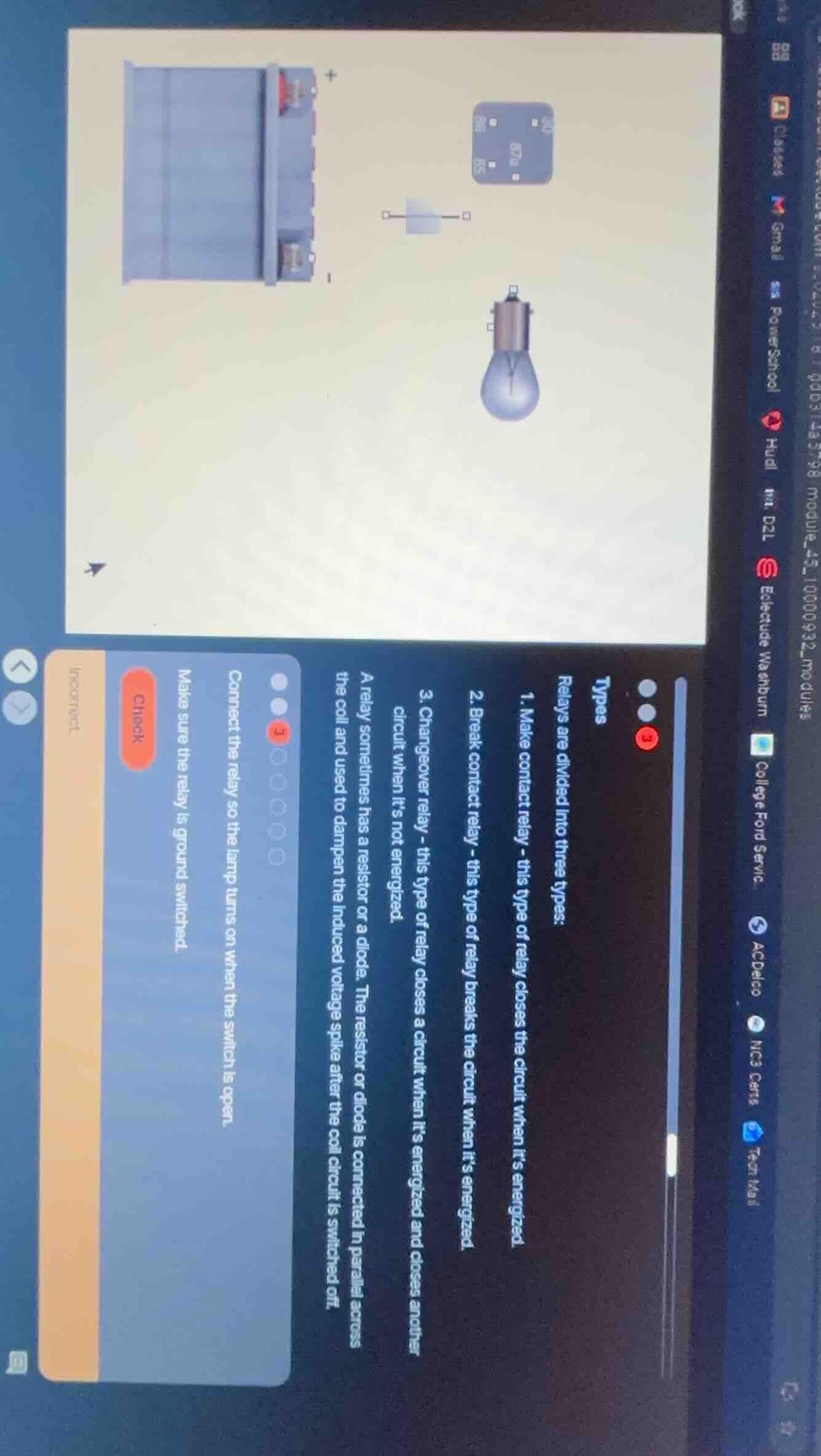 types relays are divided into three types: 1. make contact relay - this…