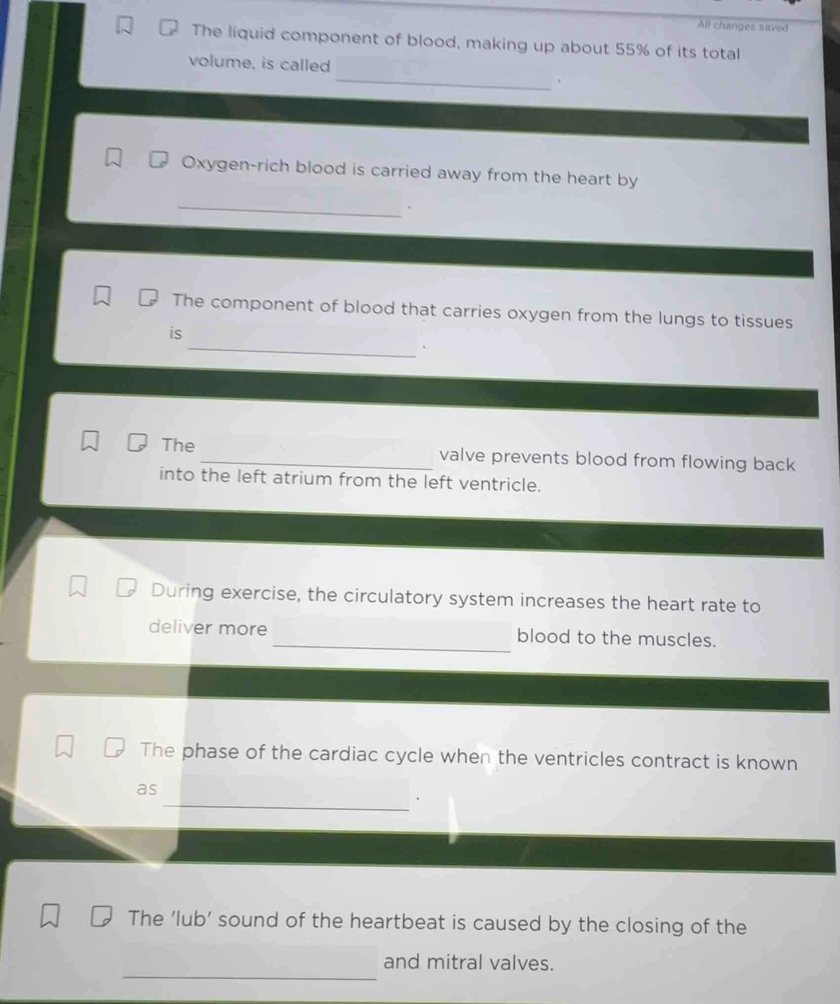 the liquid component of blood, making up about 55% of its total volume,…