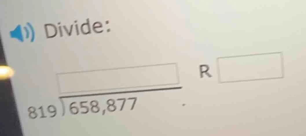 divide: $ equire{enclose}enclose{longdiv}{658877}{819}$ r square