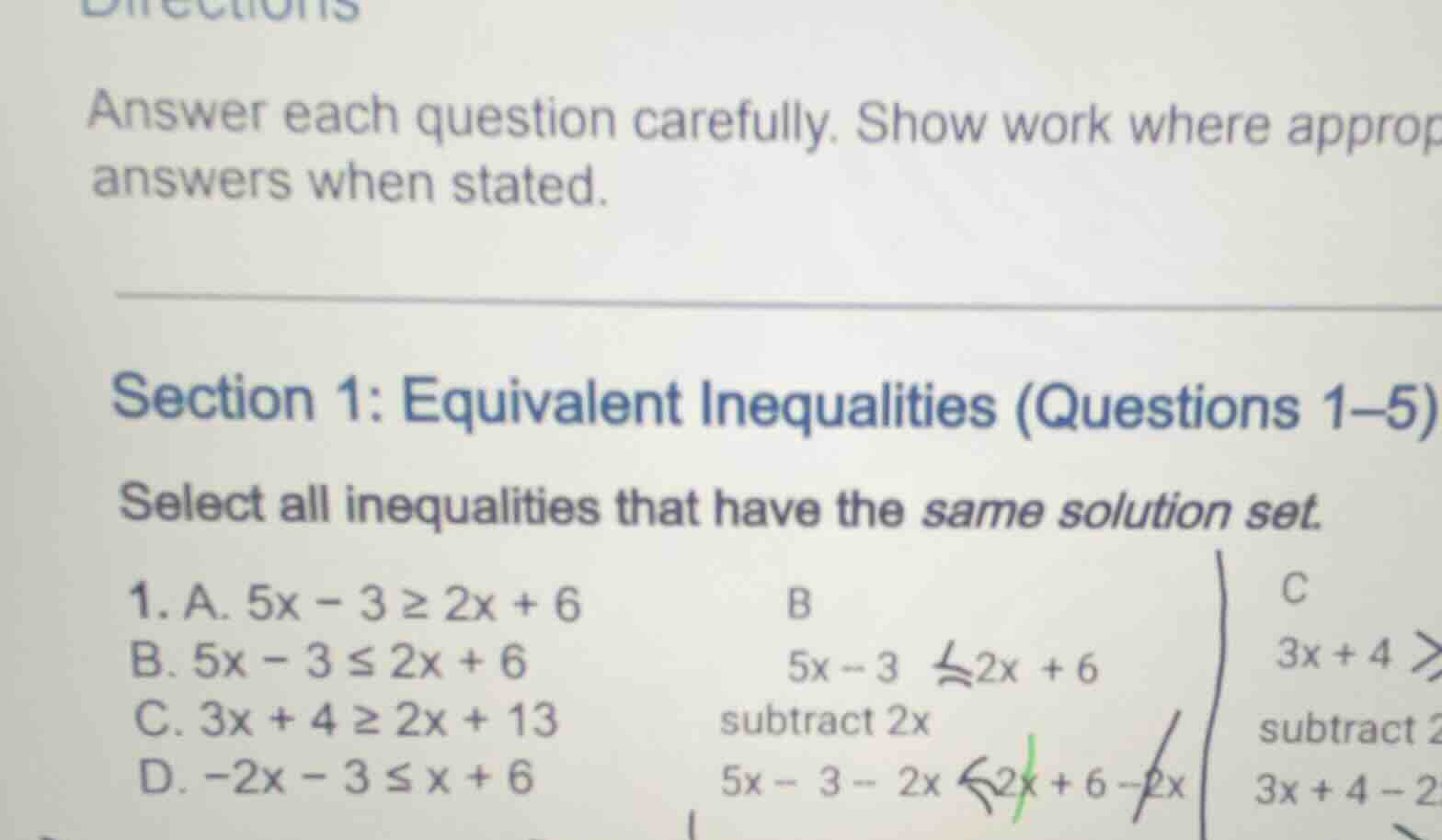 answer each question carefully. show work where approp answers when sta…