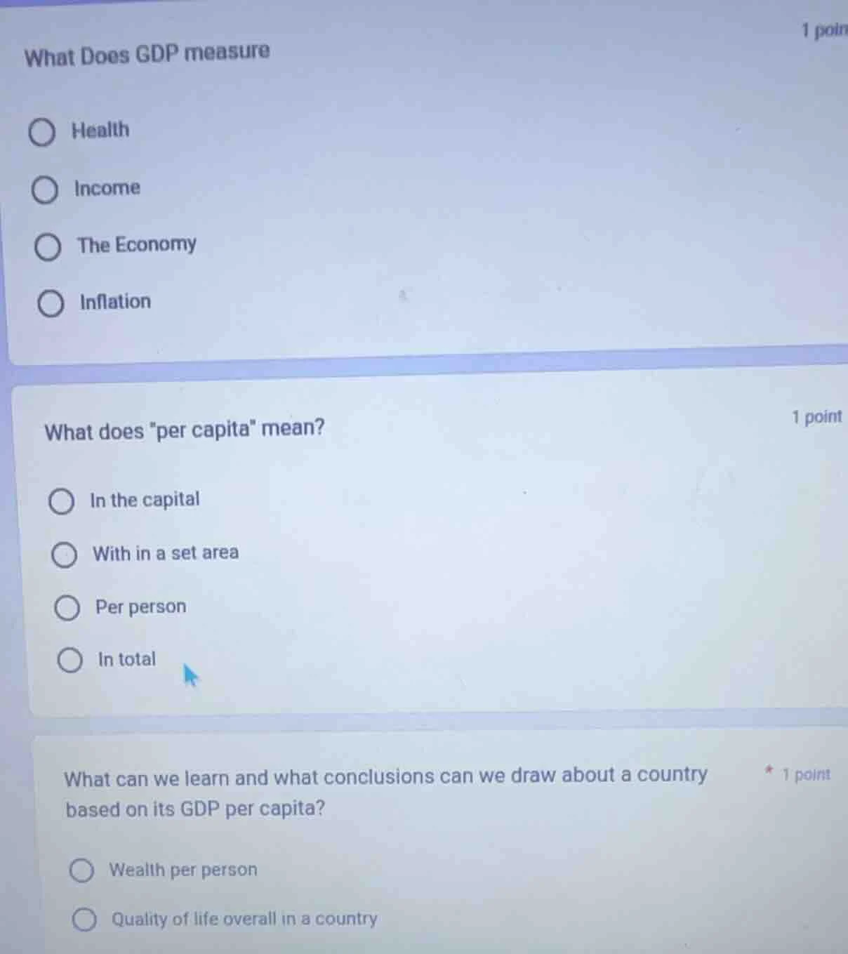 what does gdp measure health income the economy inflation what does \pe…