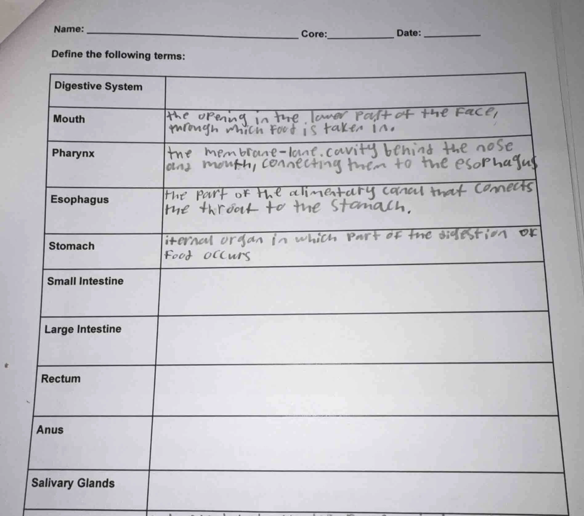 name: _______________________________ core:___________ date: _________ …