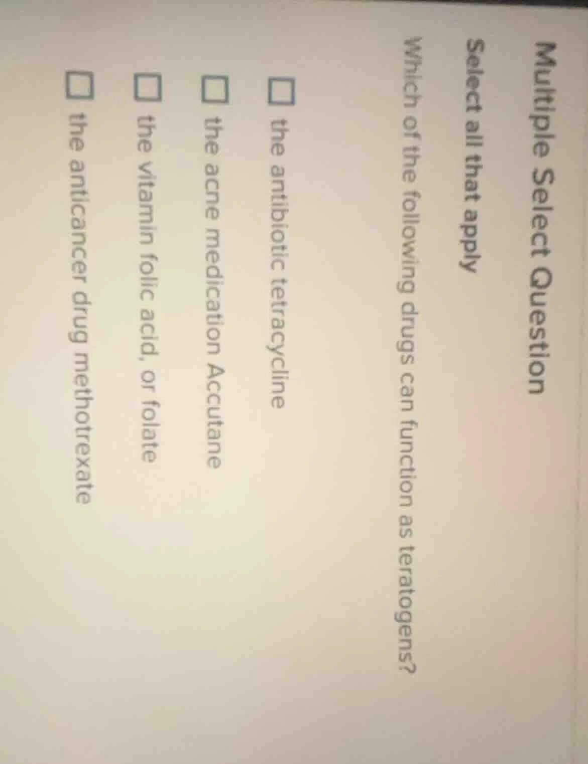 multiple select question select all that apply which of the following d…