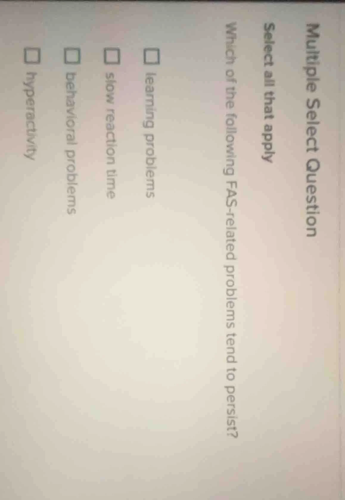 multiple select question select all that apply which of the following f…