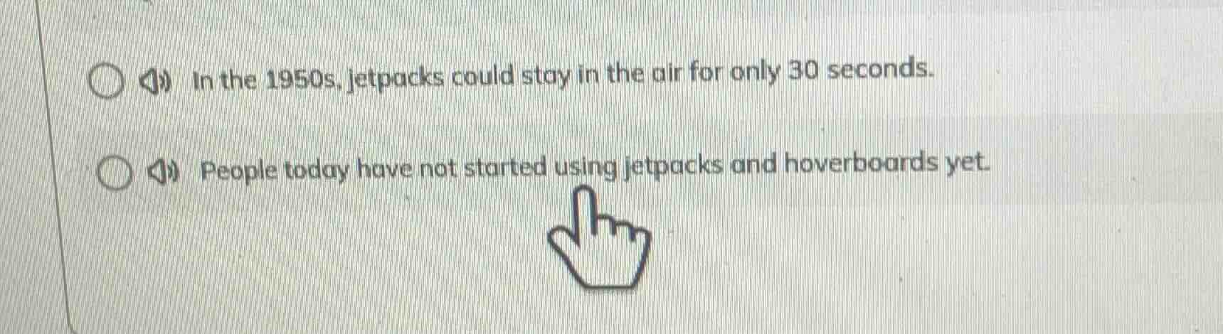 in the 1950s, jetpacks could stay in the air for only 30 seconds. peopl…