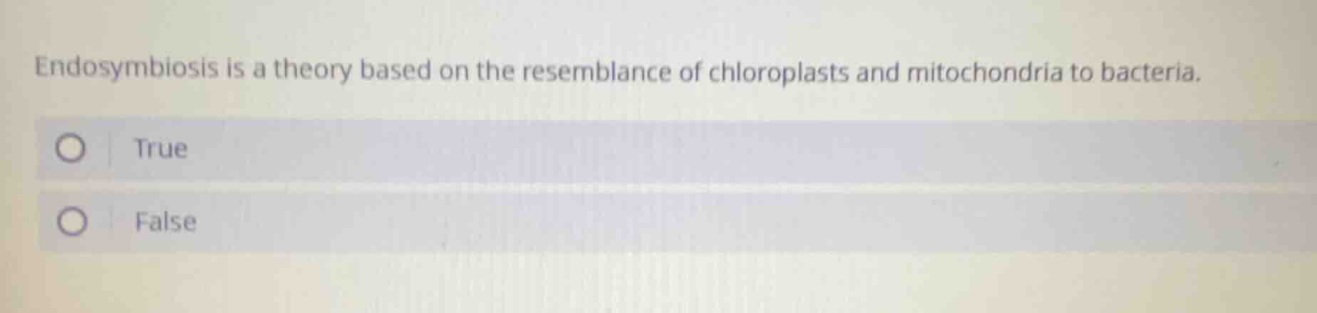 endosymbiosis is a theory based on the resemblance of chloroplasts and …