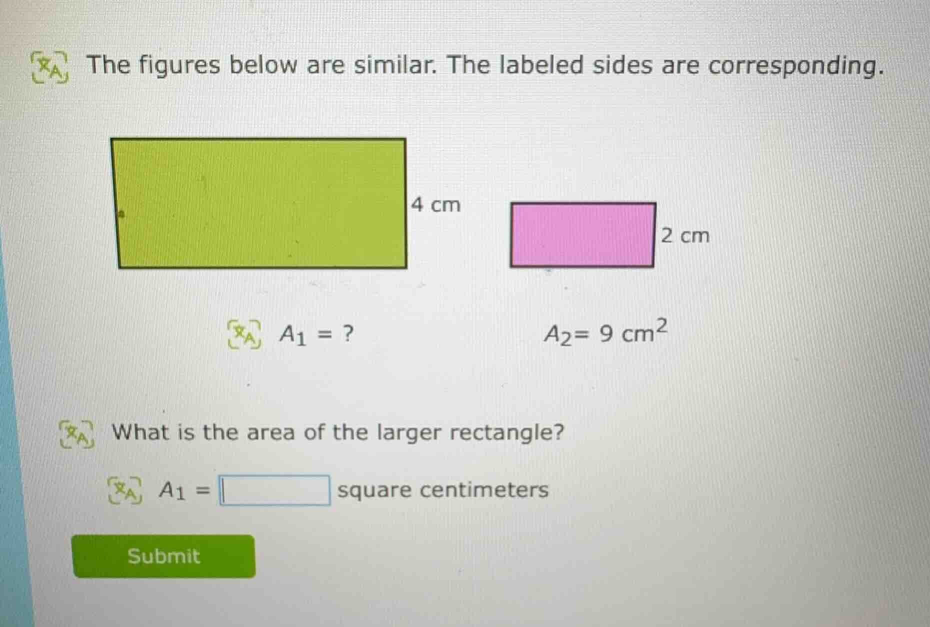 the figures below are similar. the labeled sides are corresponding. 4 c…