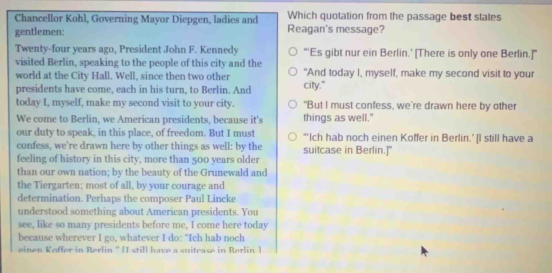 chancellor kohl, governing mayor diepgen, ladies and gentlemen: twenty …