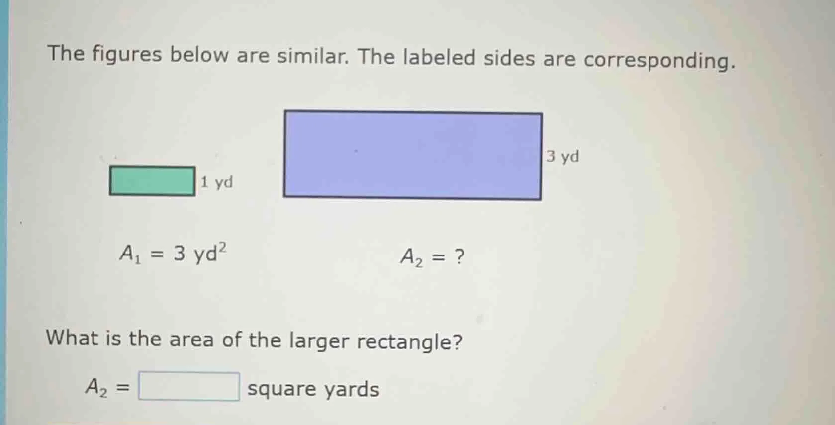 the figures below are similar. the labeled sides are corresponding. $a_…