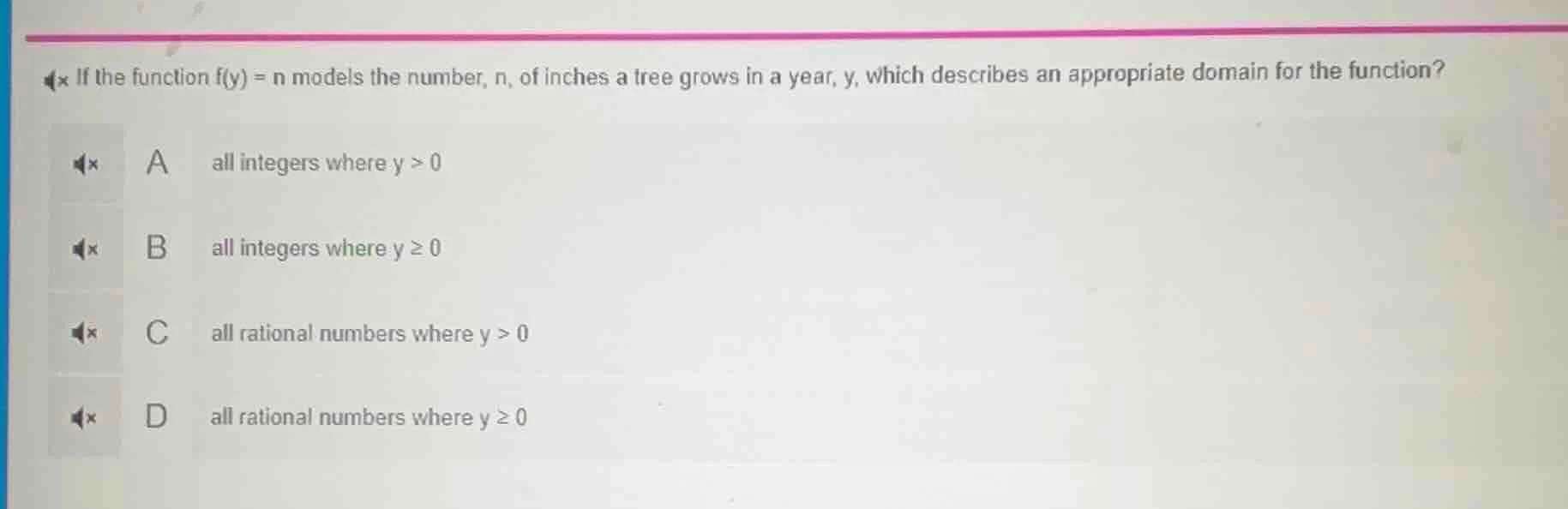 if the function f(y) = n models the number, n, of inches a tree grows i…